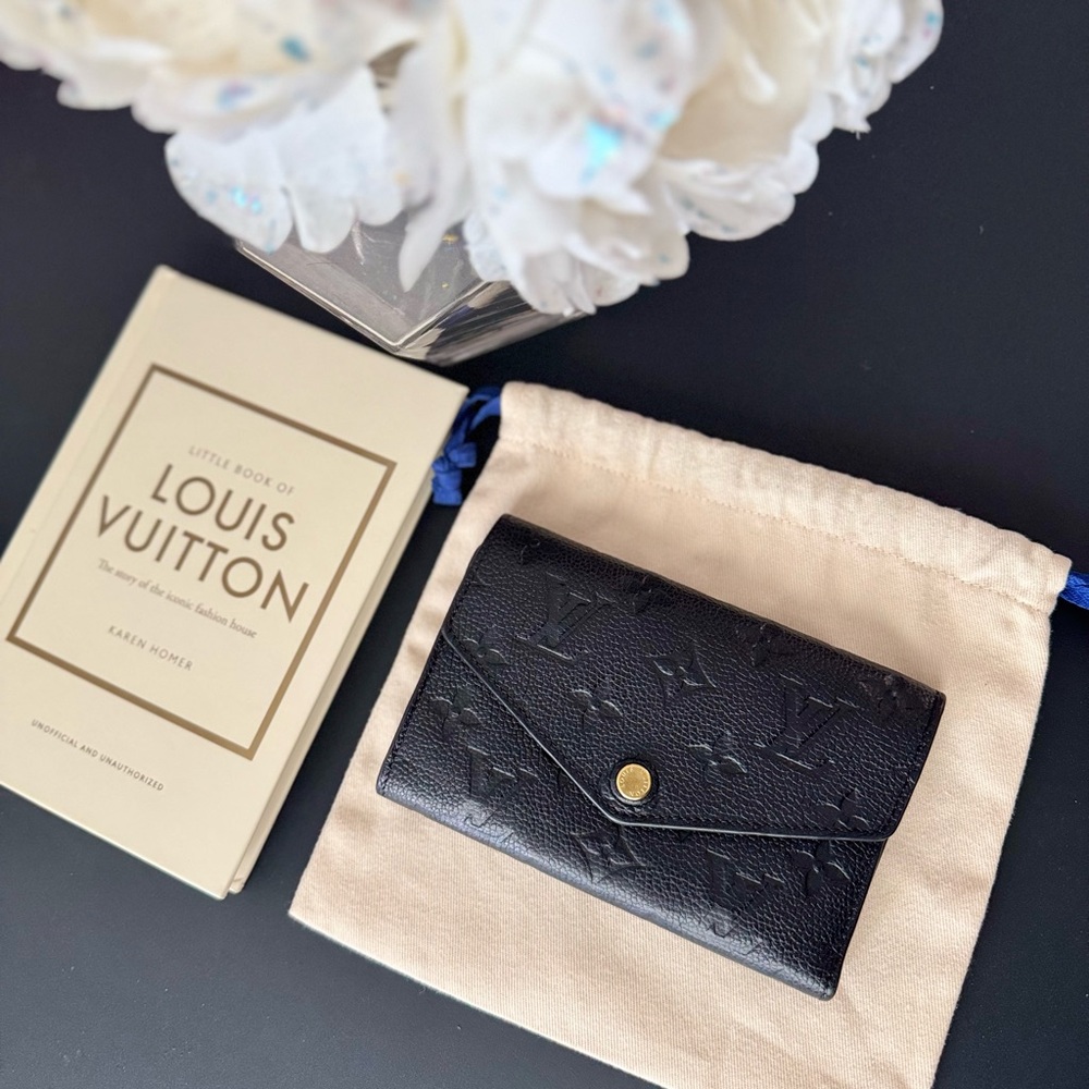 ❌SOLD❌Louis Vuitton Compact Curieuse Empreinte Wallet im Noir